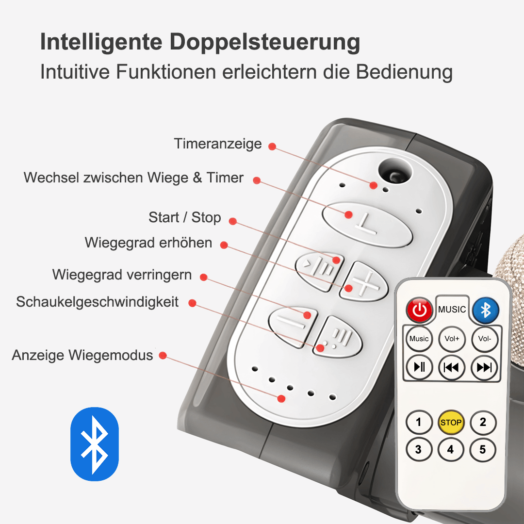ZAJANA TRAUMINSEL - Multifunktionales Luxusschaukelbett als sicherer Hafen für süße Babyträume