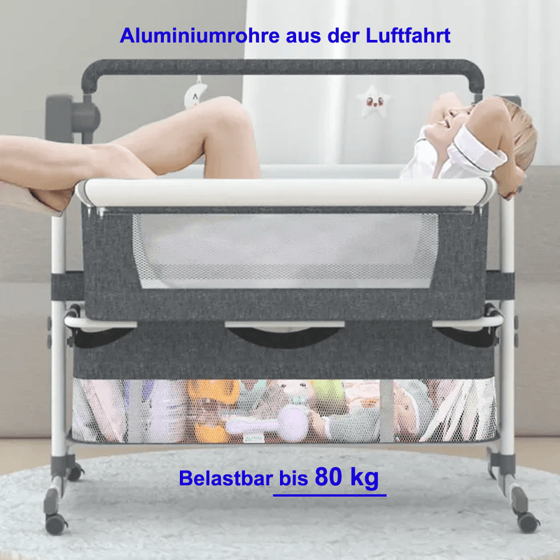 ZAJANA TRAUMINSEL - Multifunktionales Luxusschaukelbett als sicherer Hafen für süße Babyträume