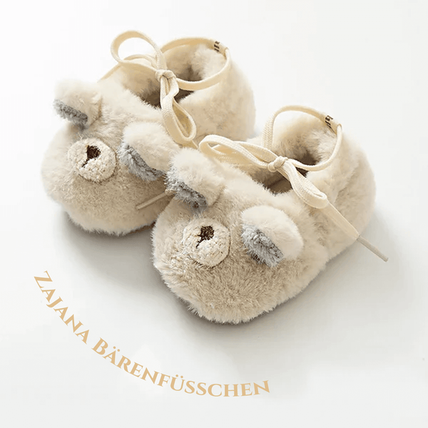 ZAJANA BÄRENFÜßCHEN - Daunenweiche Hausschuhe für wohlig warme Babyfüße