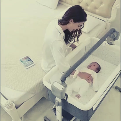 ZAJANA TRAUMINSEL - Multifunktionales Luxusschaukelbett als sicherer Hafen für süße Babyträume
